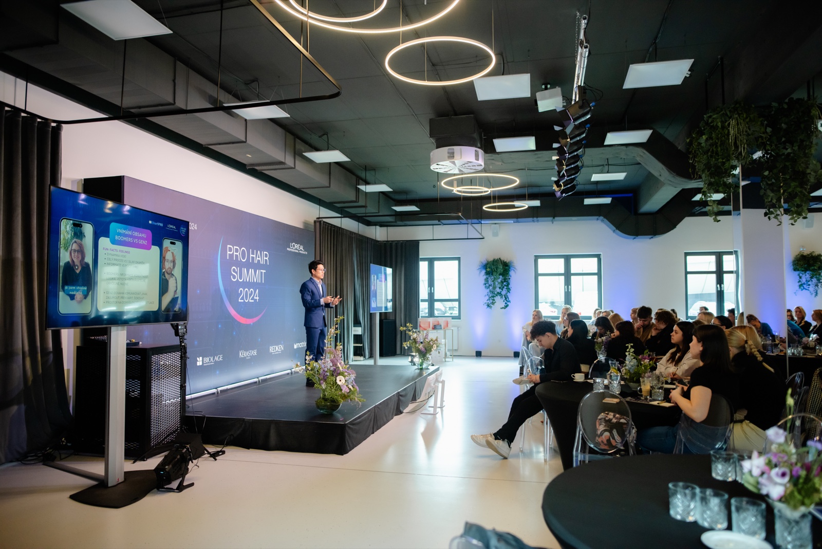 David tại Pro Hair Summit 2024 — L'Oréal Professionnel